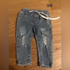 Little Bipsy Distressed Light Blue Jeans